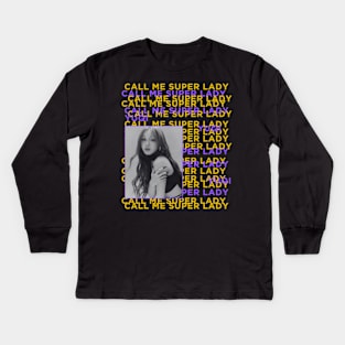 YUQI Super Lady (G)I-dle Kids Long Sleeve T-Shirt